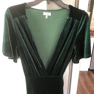 Tobi low-cut wrap dress